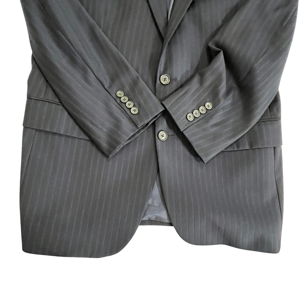 Brooks Brothers 1818 Madison 41R Vitale Barberis Canonico Navy Pinstripe Blazer - Picture 6 of 12